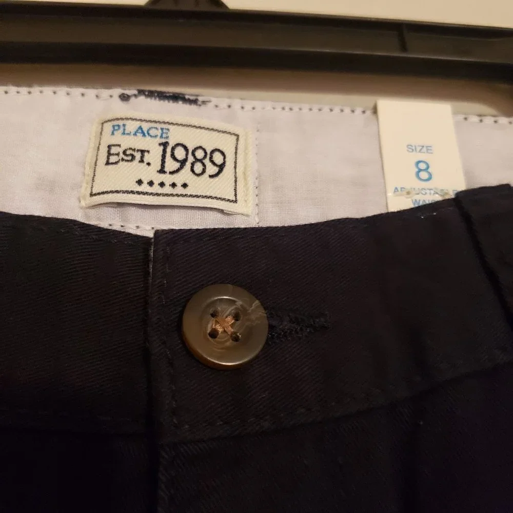 Children's Place boys navy pants Size 8 NWT